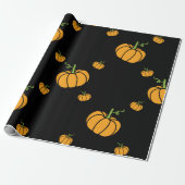 Halloween-pompoen Cadeaupapier (Uitgerold)
