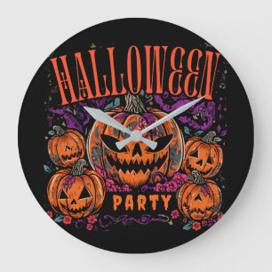 Halloween, Pompoen Coven Bloei, Gotisch Grote Klok