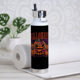 Halloween, Pompoen Coven Bloom, Gotisch Waterfles