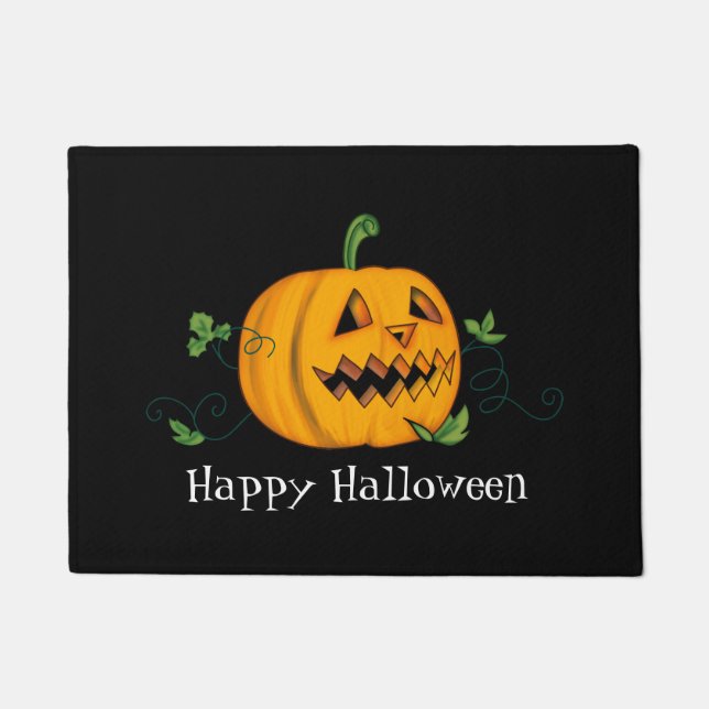 Halloween pompoen deur mat (Voorkant)