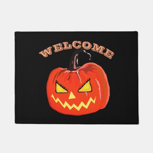 Halloween pompoen deur mat (Voorkant)
