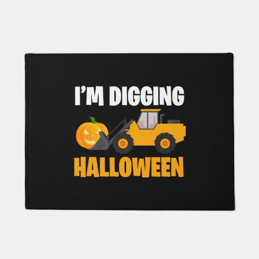 Halloween pompoen deurmat (Voorkant)