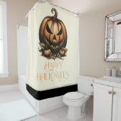  Halloween pompoen Douchegordijn (In situ)
