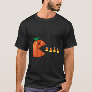 Halloween Pompoen Eet Candy Corn T-shirt