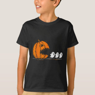 Halloween Pompoen Eet Spoken Grappige Soky Kostuum T-shirt