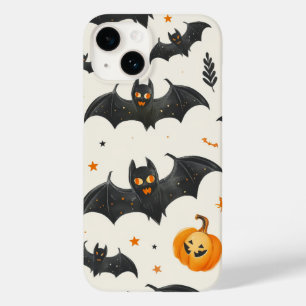 Halloween pompoen en vleermuizen patroon Herfst Case-Mate iPhone 14 Hoesje