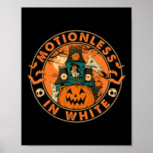 Halloween pompoen eng leuk bewegingsloos in het wi poster