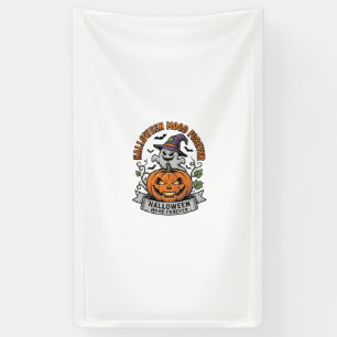 Halloween Pompoen Geest Vintage Gravure Shirt_1 Spandoek