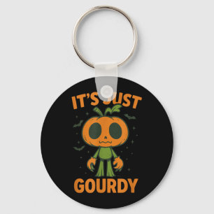 Halloween Pompoen Gourdy Holloway Grappige Herfst Sleutelhanger
