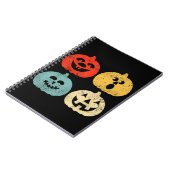  Halloween pompoen Grappig Retro Gift Notitieboek (Linkerzijde)