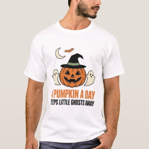 Halloween Pompoen Grappige Geest Vintage Citaat_1 T-shirt