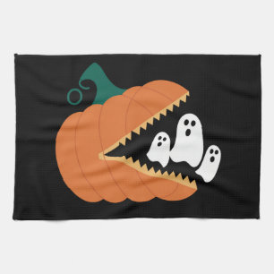Halloween Pompoen Grappige Geesten Jongens Kindere Theedoek