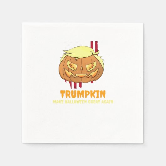 Halloween pompoen, Halloween-Trumpkin Servet (Voorkant)