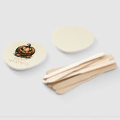  Halloween pompoen Handwaaier (Niet-gemonteerd)