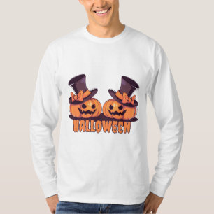 Halloween Pompoen Heren T-Shirt