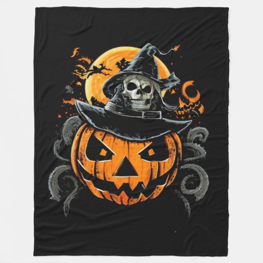 Halloween/pompoen/herfst/herfst Fleece Deken (Voorkant)