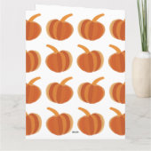 Halloween Pompoen Herfst Herfst Halloween Kaart (Achterkant)