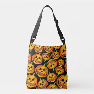 Halloween pompoen: herfstsymbool crossbody tas