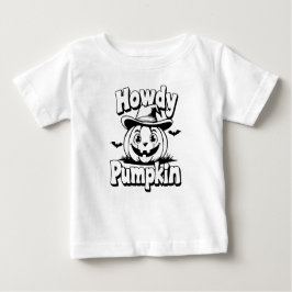 Halloween Pompoen: Howdy Pompoen Grappig