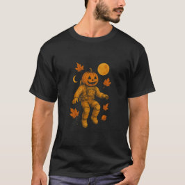 Halloween pompoen in de ruimte hemelse Jack-O'-Lan T-shirt