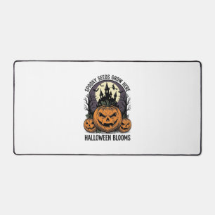 Halloween Pompoen Kasteel Vintage Griezelen Shirt_ Bureaumat