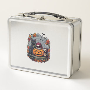 Halloween Pompoen Kat Schedel Grim Reaper Herfst B
