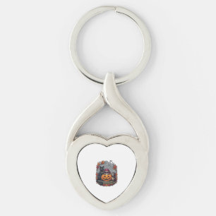 Halloween Pompoen Kat Schedel Grim Reaper Herfst B Sleutelhanger