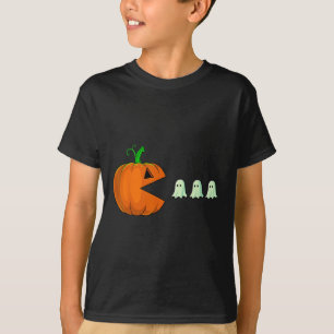 Halloween Pompoen Leuk Geesten Jongens Kinder Vrou T-shirt