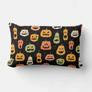 Halloween pompoen naadloos patroon. Hand getekill Kussen