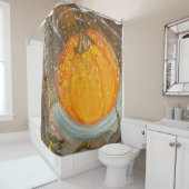 halloween pompoen najaar douchegordijn (In situ)