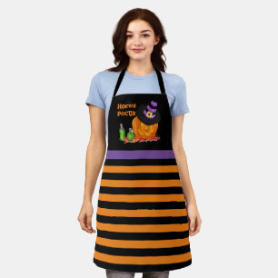 Halloween Pompoen Oranje Zwart Schort