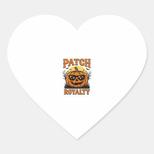 Halloween Pompoen Patch Vintage Jack O Lantern T-S Hart Sticker