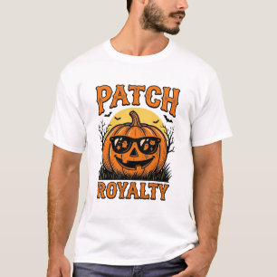Halloween Pompoen Patch Vintage Jack O Lantern T-S T-shirt