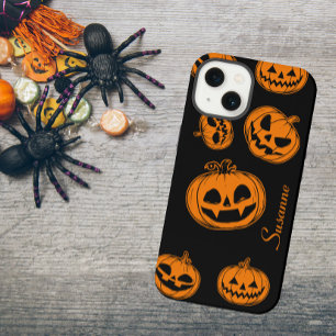 Halloween Pompoen Patroon Telefoon 15 Hoesje iPhone 15 Hoesje