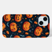 Halloween Pompoen Patroon Telefoon Case (Achterkant (horizontaal))