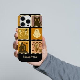 Halloween Pompoen Phonehoes Op Maat Gemaakt Grie iPhone 15 Pro Max Hoesje