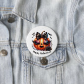 Halloween Pompoen  Ronde Button 7,6 Cm (In situ)