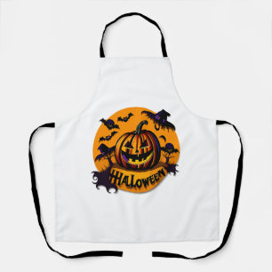Halloween pompoen schort