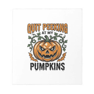 Halloween Pompoen Shirt Vintage Gravure Grap_1 Notitieblok