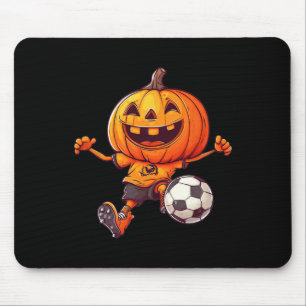 Halloween Pompoen Skelet Voetbal Voet Kostuum B Muismat