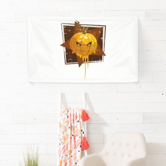 Halloween pompoen spandoek (Insitu)