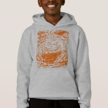 Halloween Pompoen Spin Orange Lijn Kunst