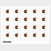 Halloween pompoen sticker (Vel)