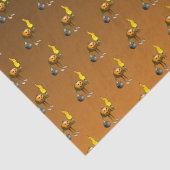 Halloween pompoen truc voor de behandeling tissuepapier (Detail)