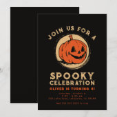  Halloween pompoen verjaardagsfeestje Kaart (Voorkant / Achterkant)