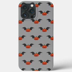 Halloween pompoen vleermuis iPhone 13 pro max hoesje