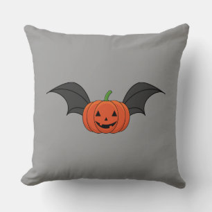 Halloween Pompoen Vleermuis Kussen