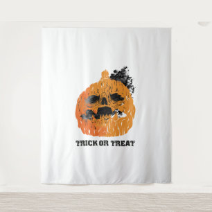 Halloween pompoen wandkleed