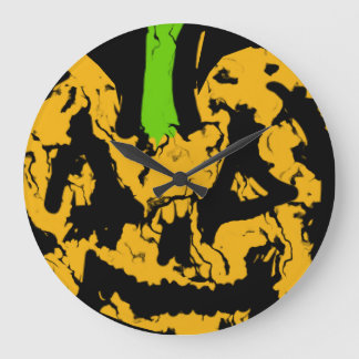Halloween Pompoen Wandklok Grote Klok
