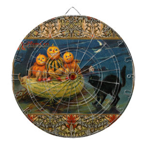  Halloween pompoenen Black Cat Dartbord
